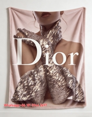 Dior Sequin Gloves Luxury Flannel Sofa Throw Blanket D296